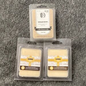 Hobby Lobby Vanilla and Sugar Rose Wax Melt Packs - Cream and Tan